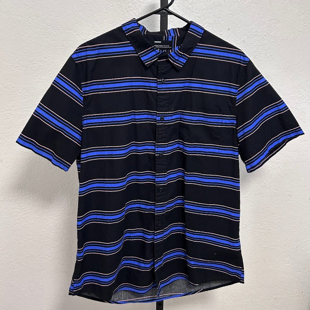 Public Opinion Short Sleeve Button Down Shirt